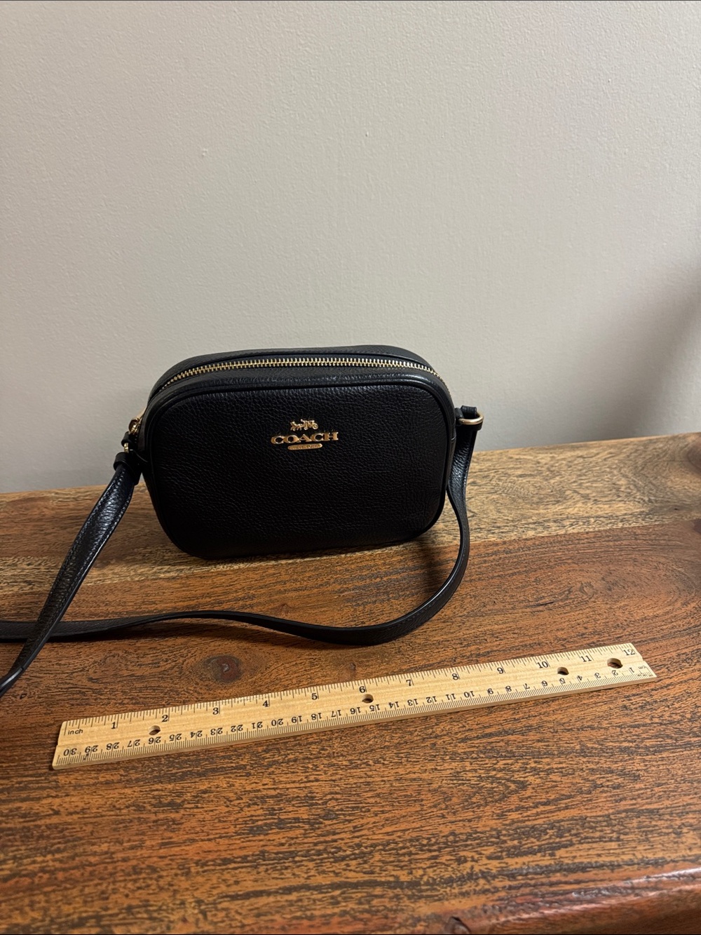 USED Coach Small Black Camera Bag
